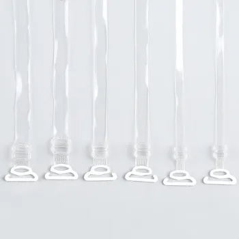 

Jeseca 6 Pairs=12 PCs Women Accessories Bra Straps Women's Elastic Transparent Adjustable Invisible Strap Intimates Accessories