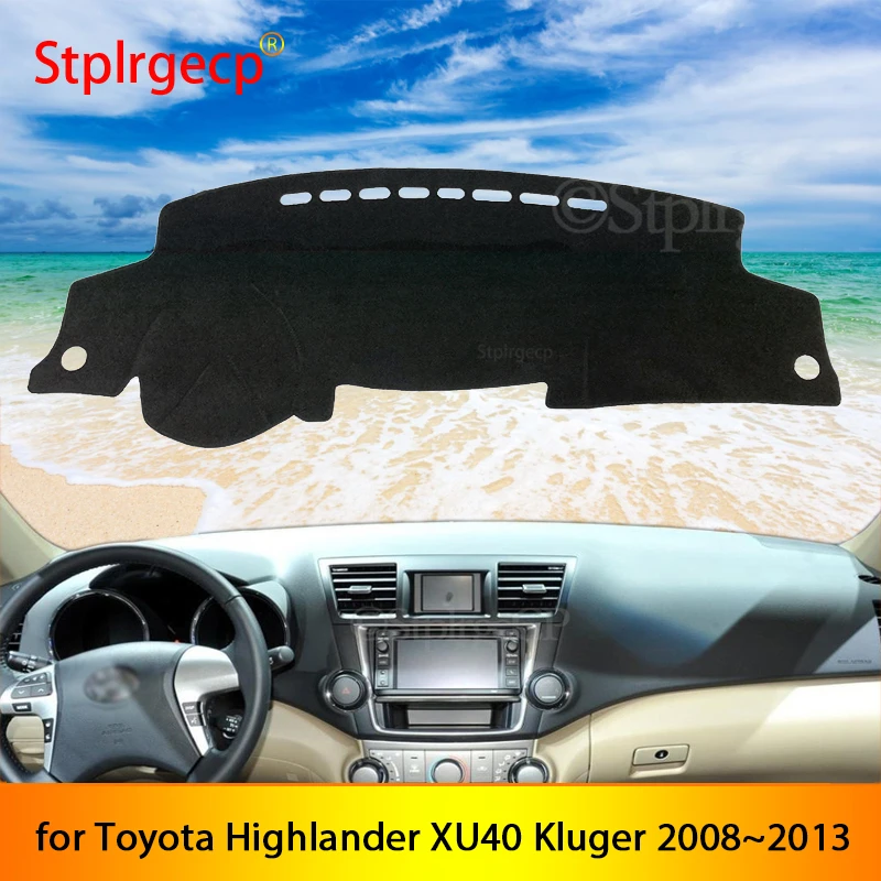 Противоскользящий коврик для Toyota Highlander XU40 Kluger 2008 ~ 2013 накладка на приборную