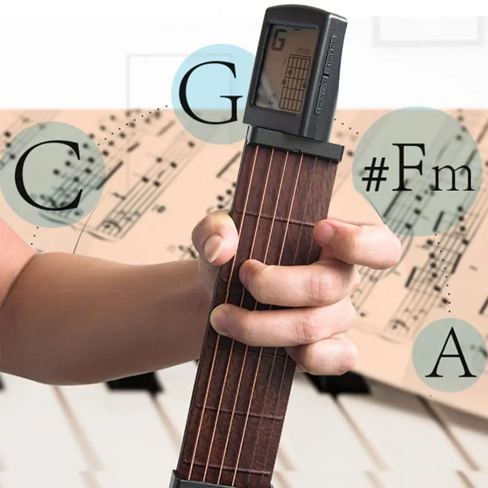 SOLO Pocket Guitar Portable Metronome Plastic Instrument Chord Trainer