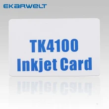 Carte d'identité de PVC de jet d'encre de puce de RFID 125KHZ TK4100 pour des imprimantes de jet d'encre d'epson canon(China)