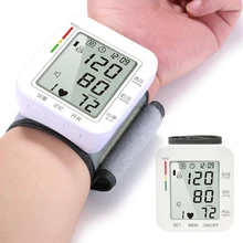 Automatic Wrist Blood Pressure Monitor LCD Digital Tonometer Sphygmomanometer Tensiometer bloeddrukmeter Bp Heart Rate Meter
