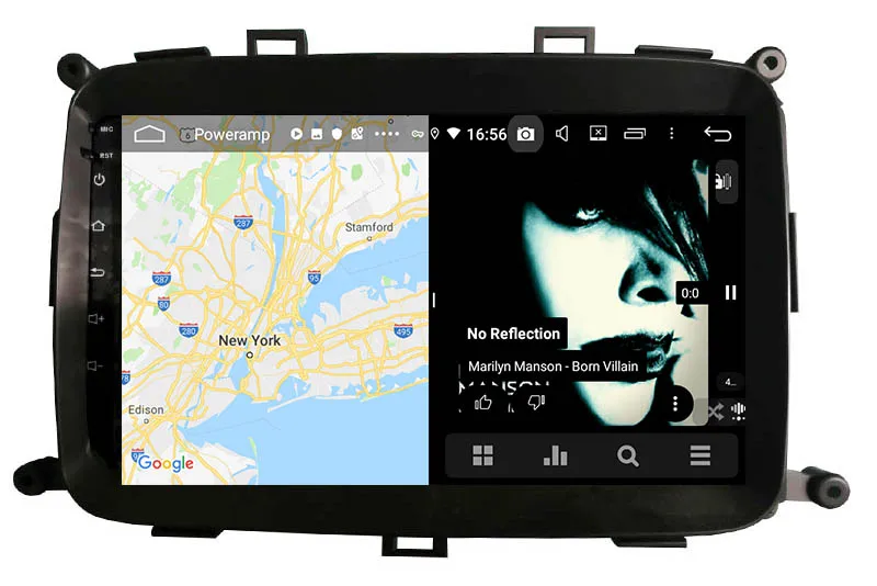 Belsee 9 дюймов Сенсорный экран Радио Android 9,0 головное устройство Восьмиядерный PX5 Автомобильный GPS DVD плеер Navi Kia Carens 2013