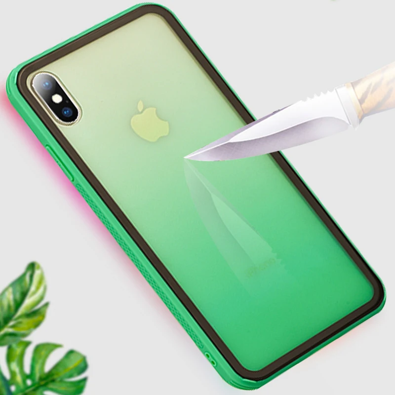 Sinzean 50 шт прозрачный градиентный стеклянный чехол для samsung S10 plus/S10 чехол из закаленного стекла