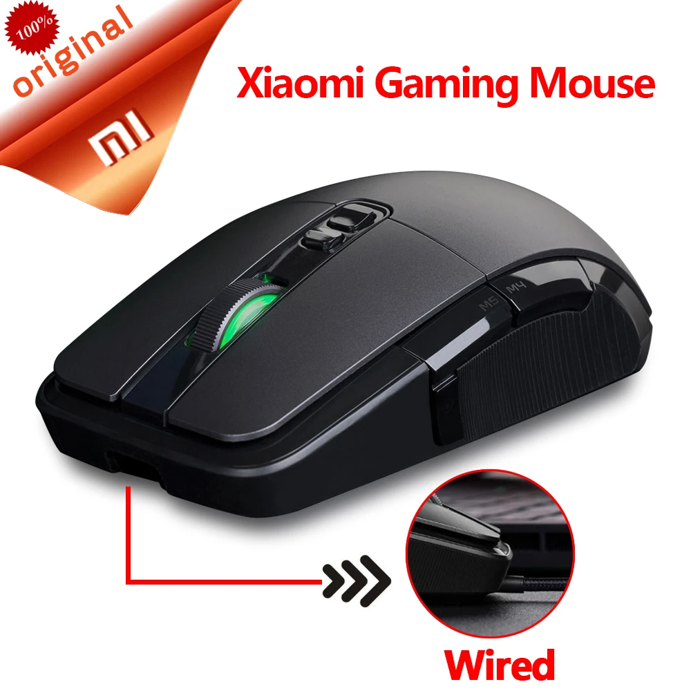 Оригинальная игровая мышь Xiaomi беспроводная 2 4G USB Проводная И Беспроводная