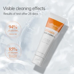 100ml Vitamin C Facial Cleanser Clean Deeply Acne Oil Control Pore Shrinkage Firming Skin Care Facial Cleansing