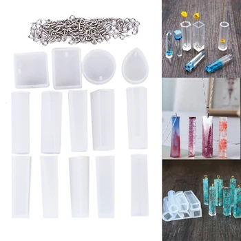

Jewelry Making Silicone Mold Resin Mould Epoxy Circular Column Craft DIY Pendant Jewelry Beads Craft Making Mold Tool