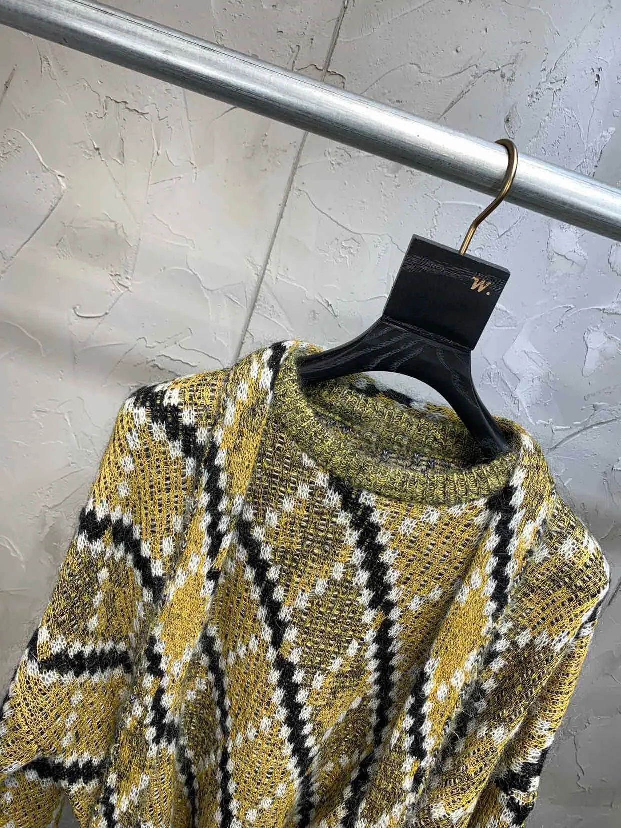 2019FW новые женские клетчатые свободные Джемперы пуловер Женский Повседневный вязаный свитер ddxgz2v 8,28