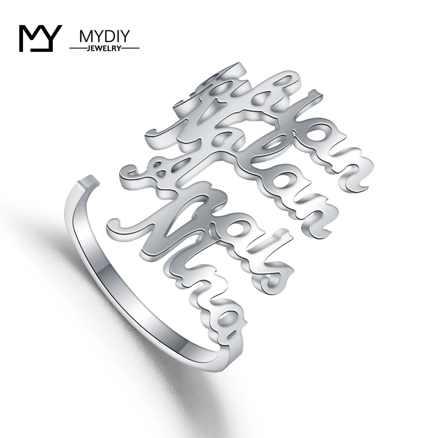 Customized Mothers Ring 925 Sterling Silver Twisted Name Rings with 2 Round  Cut Simulated Birthstones Personalized Infinity Promise Rings with 2 Names  - Walmart.com