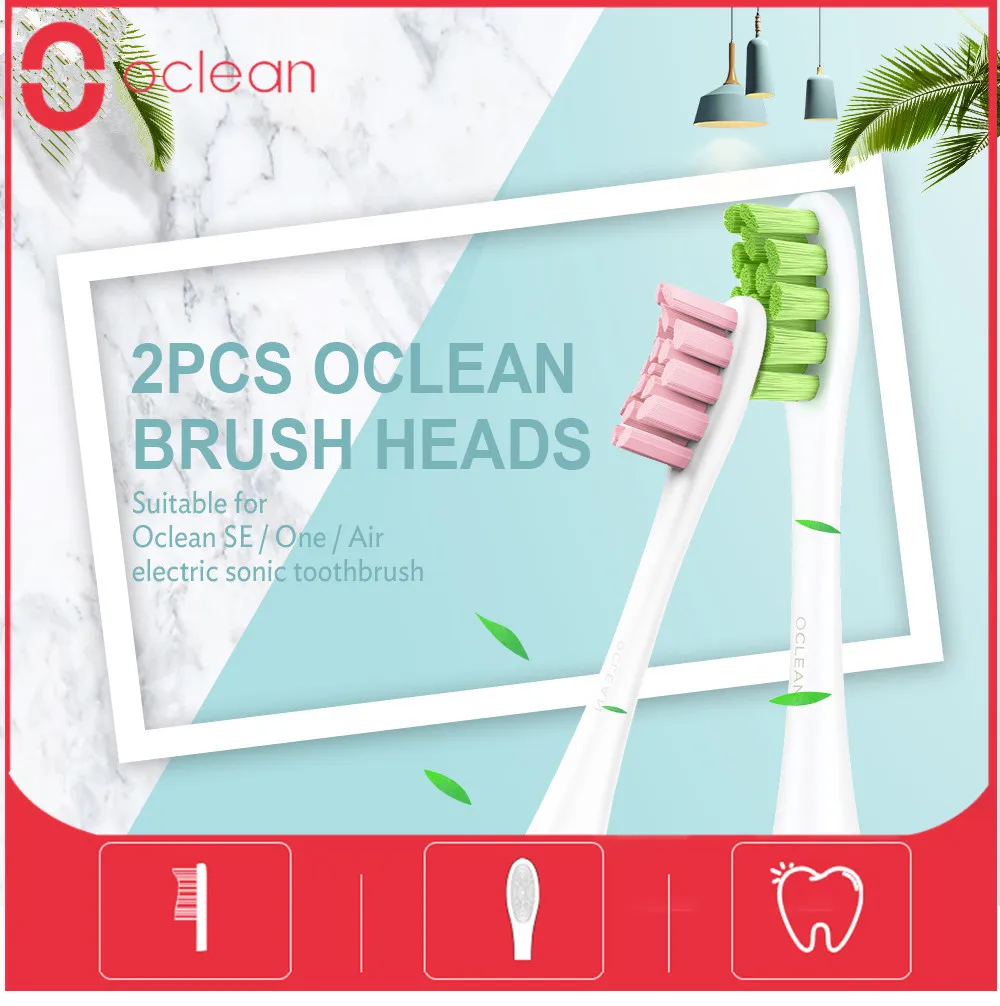 2 шт. сменные насадки для электрической зубной щётки Oclean SE/One/Air|Электрические