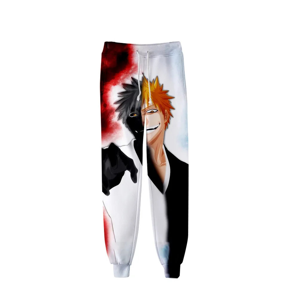 Unisex Anime Bleach Kurosaki Ichigo Sweat Pants 3D Joggers Pants
