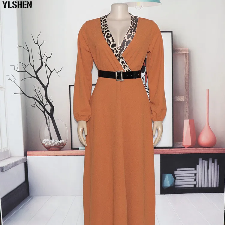 Long Maxi Dress African Dresses For Women Clothes Africa Clothing Elegant V-neck Ankara Dresses Fashion Robe Africain Femme 2020 06