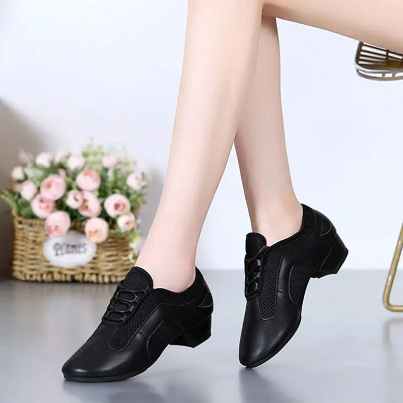 Dance Shoes Women Jazz Salsa Latin Ballroom Training Shoe Ladies Girls Soft Sole Tango Bachata Modern Dancing Female Sneakers dance shoes