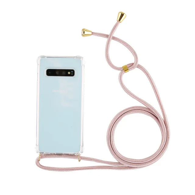 2020 Cord Lanyards Phone Case For Samsung S10E S10 Plus Note 8 9 Soft Cover For Samsung Note 10 Plus Shockproof Shell Cover cute samsung cases Cases For Samsung