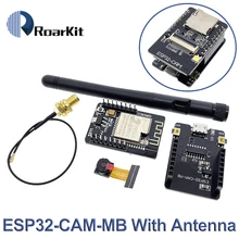 ESP32-CAM-MB ESP-32S wifi módulo serial para wifi placa de desenvolvimento 5v bluetooth com câmera ov2640 apoio foto/antena vídeo