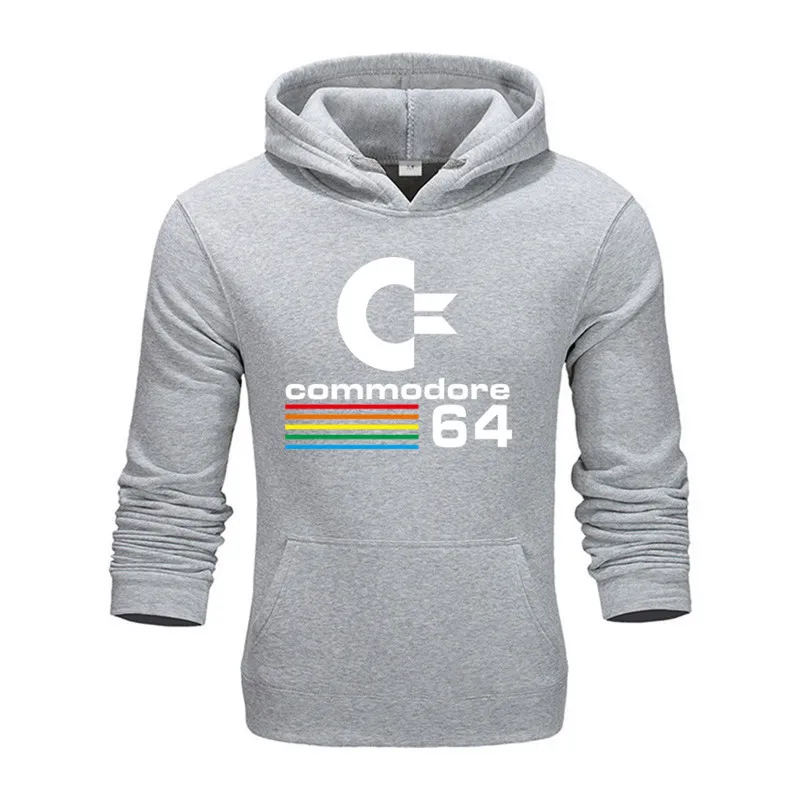 

2019 Autumn Commodore 64 Raglan Hoodies C64 SID Amiga Retro 8-bit Ultra Cool Design Vinyl Hoodie Mens Personality Sweatshirt