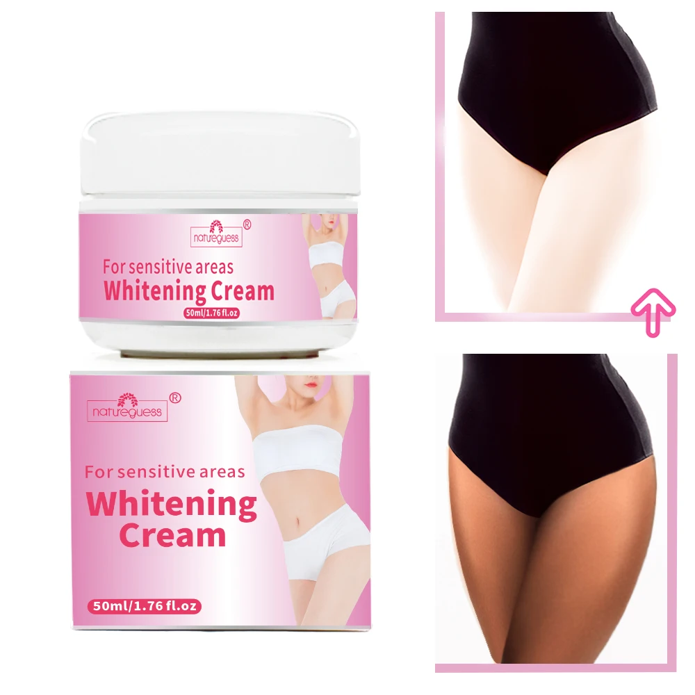 Отбеливающий крем для лица темной черной кожи Осветляющий интимный лосьон тела