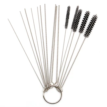 

10 Cleaning Needles+5 Brushes Tool For Suzuki Carburetor Carbon Dirt Jet Dry New