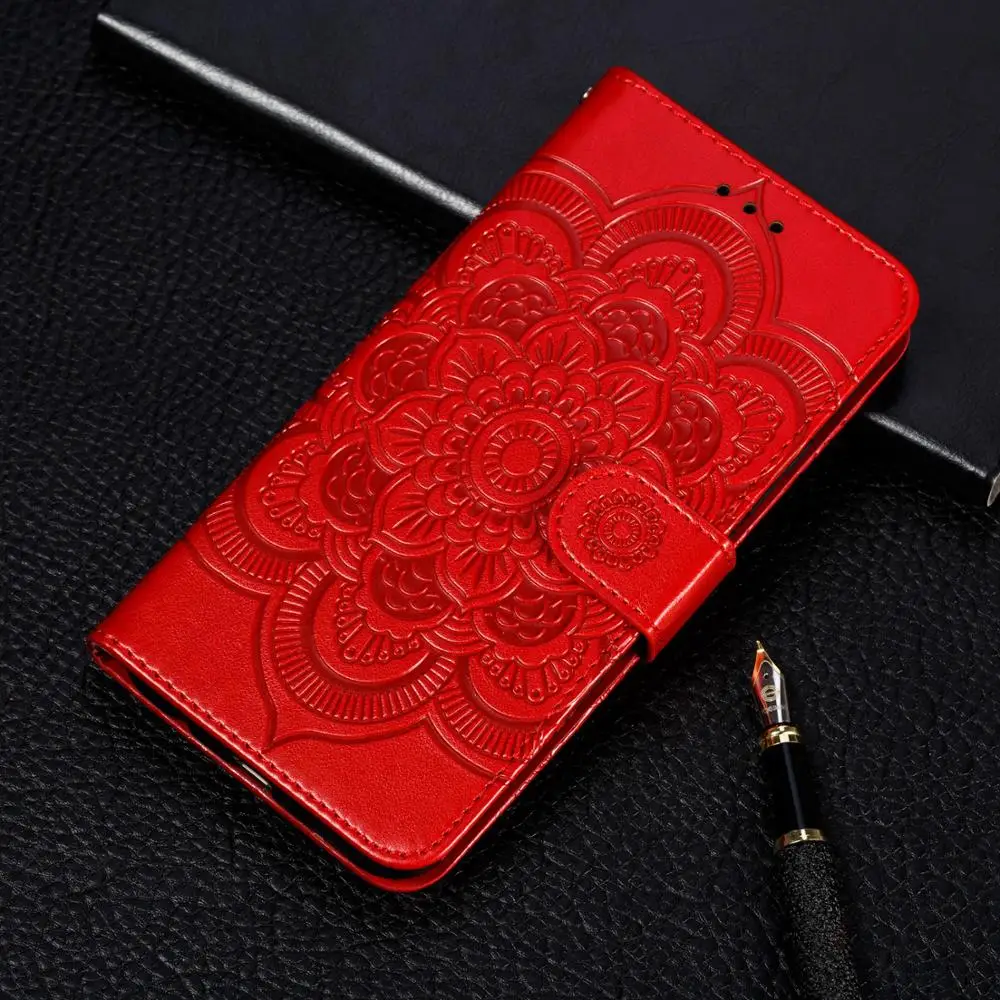 Кожаный чехол-книжка для Xiaomi Redmi Note 8 7 6 Pro чехол 6A 7A K20 чехол-бумажник с объемным