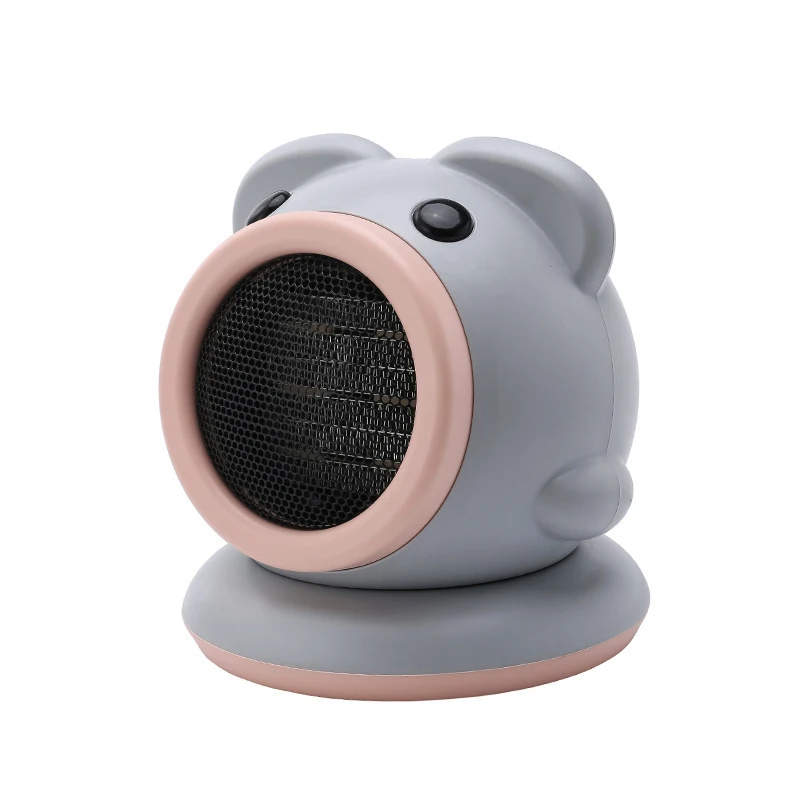 

Desktop Pig Automatic Swing Head Heater Electric Fan Mini Portable Household Small Heater
