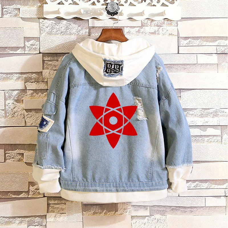 Style6 Аниме Uzumaki Наруто толстовки konoha печатных унисекс бейсбольные куртки спортивные костюмы для мужчин женщин толстовки джинсовый свитер - Цвет: Style6