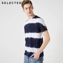 Футболка с короткими рукавами, окрашенная в галстук, из хлопка | 419201633