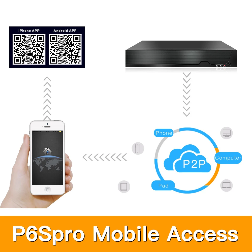 4ch 3MP POE наборы H.265 система видеонаблюдения PoE NVR наружная металлическая