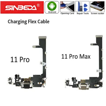 

Original Charging Flex For Iphone11Pro USB Plug Charger Port Dock Connector Met Headphone Audio Cable For IPhone11Pro