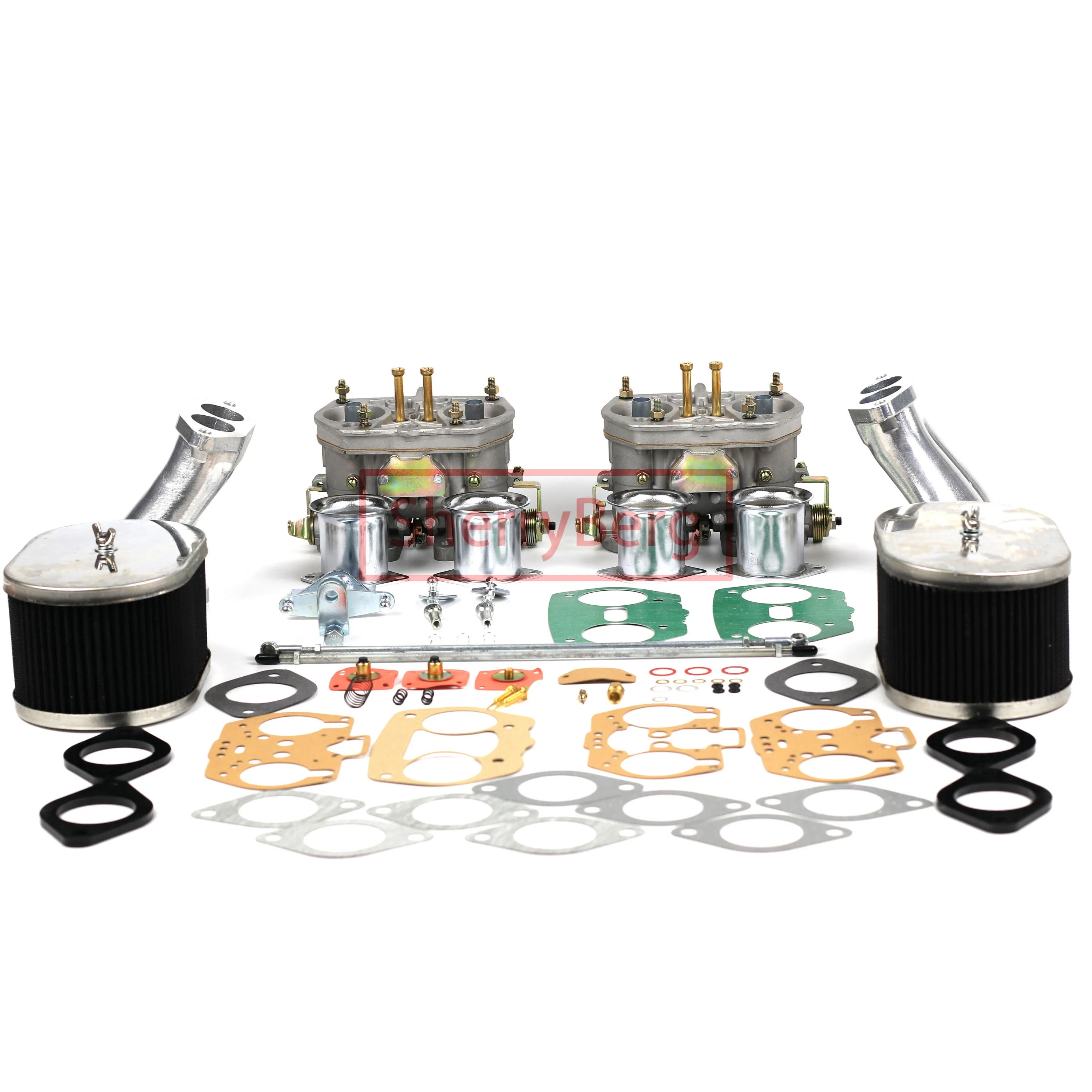 Sherryberg Kit Di Conversione Carburatore Carburatore Per Vw Tipo 1 Fajs Hpmx Cw 48 Idf Dual 48Mm Carb Kit T1 Collegamento T1 Standard Alto