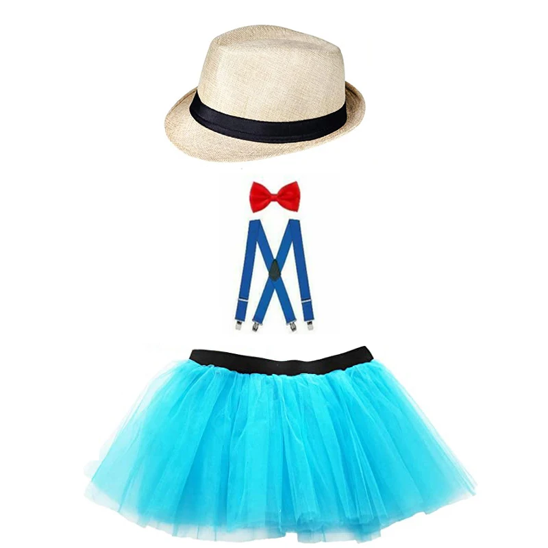 Женский комплект аксессуаров для костюма в стиле 80-х на Хэллоуин | Тематическая