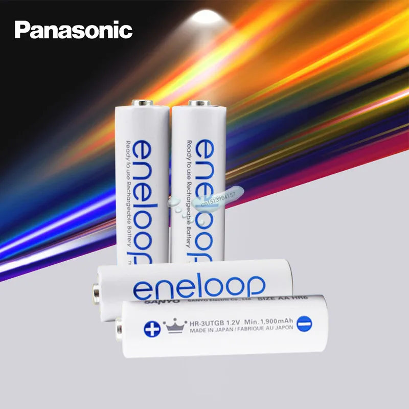 Panasonic Eneloop Pro Оригинальная батарея AAA 800mAh 1,2 V Ni-MH игрушка-фонарик для камеры предварительно заряженные аккумуляторы+ зарядное устройство