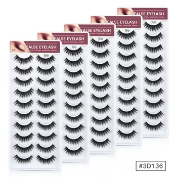 

Wholesale Eyelashes 50 pairs 3d Mink Lashes Fuffy Thick Mink Eyelashes Extension Makeup False Eyelashes In Bulk