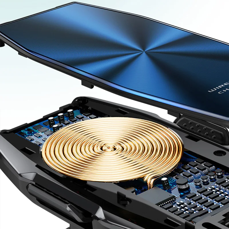 Быстрое беспроводное автомобильное зарядное устройство Timom 15 Вт QI для Iphone XS XR 11 Pro