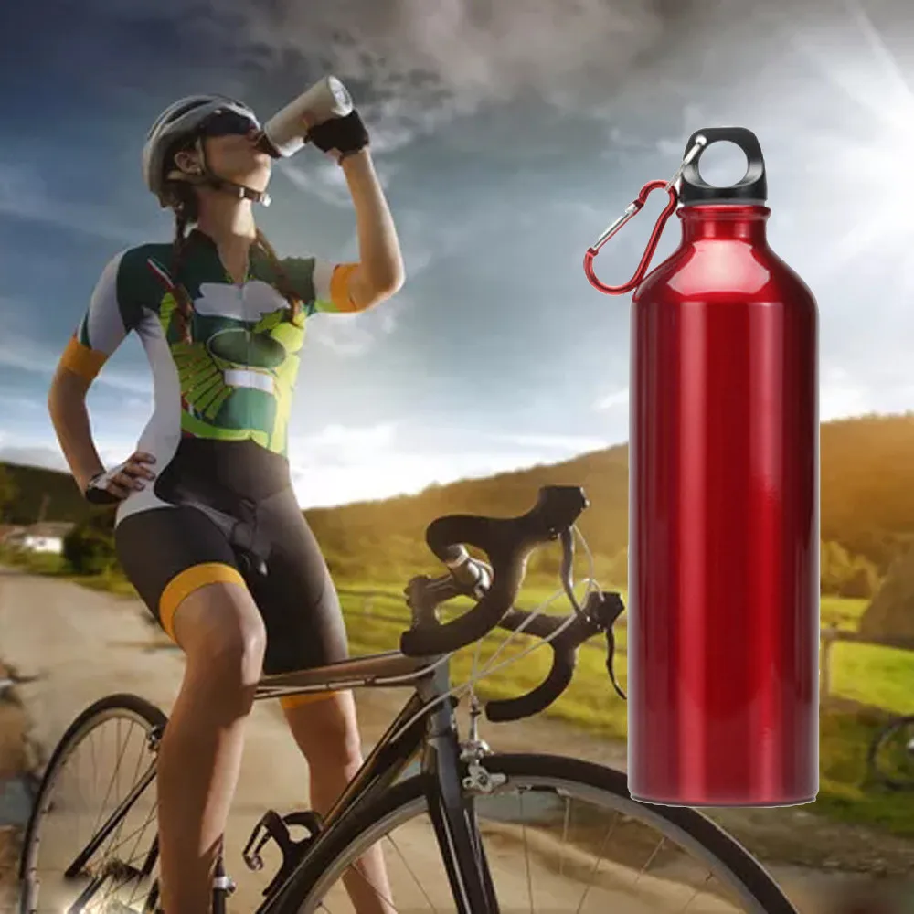 Портативная бутылка для воды, 500 мл, для занятий спортом на открытом воздухе, пластиковые велосипедные бутылки для воды, для питья, алюминиевый материал, легко для путешествий на открытом воздухе