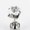 1Pc Women Stud Earrings Cubic Zirconia LED Female Square Luminous Stud Earrings for Party 6
