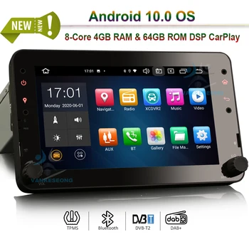 

7" Bluetooth Android 10.0 Autoradio Car Stereo DSP CarPlay & Auto GPS TPMS DAB+ Radio 4G for Alfa Romeo Spider 159 Brera