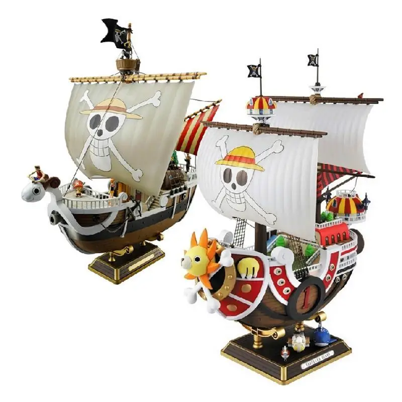

One Piece Thousand Sunny & Going Merry Boat PVC Action Figure Anime Figures Assembled Model Collection Toys Christmas Gift QB149