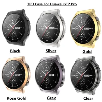 

25pcs TPU cover Case for HUAWEI watch GT2 PRO strap band soft Plated All-Around Screen Protector bumper huawei GT2 pro/GT2 46 mm