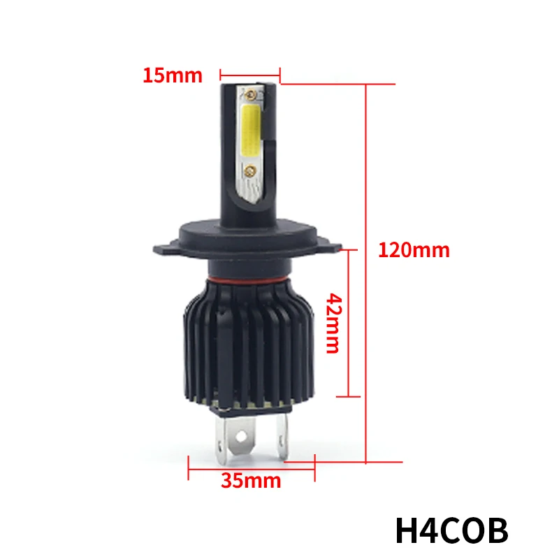 Комплект D9 Mini H1 H7 H4 Hi/L faros светодиодный светильник H11 9005 9006 HB4 9012 bombillas de repuesto iluminacion