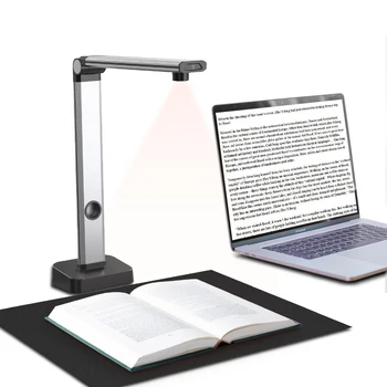 JOYUSING L14 14MP HD Book & Document Scanner, Capture Size A3, Multi-Language OCR, Pdf, for MAC and Window System, Home Office