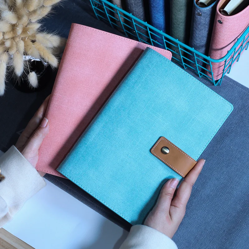 

Leaflet Notebook Deconstructable Business Notebook Customizable Logo Leather Simple Creative Hipster Loose-leaf Notebook