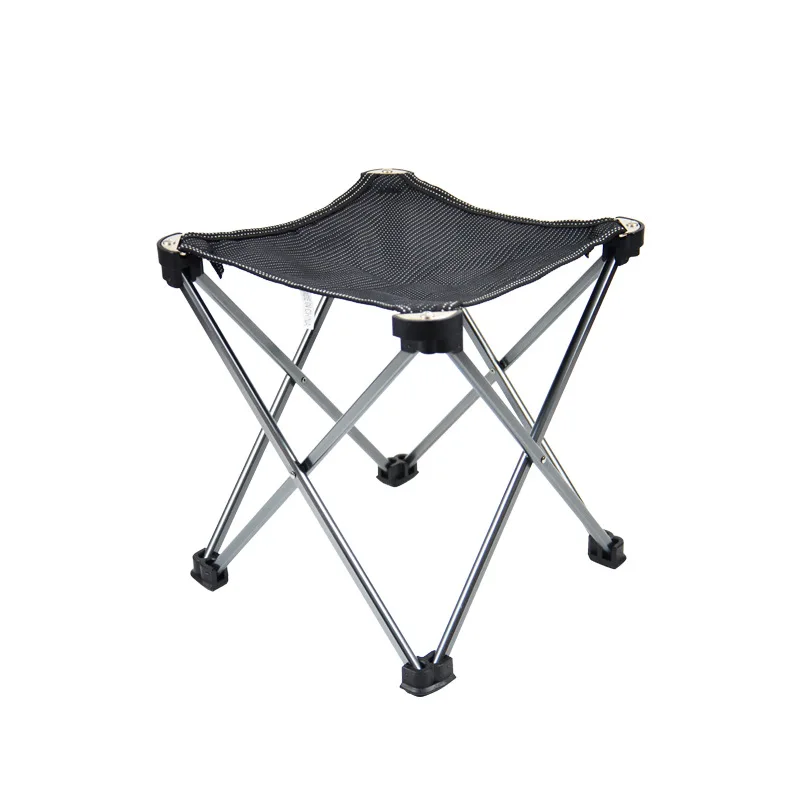 Fishing Chair Outdoor Supplies Folding Stool Portable Aluminium Alloy Folding Fishing Chairs Camping Ultralight Quartet Stool