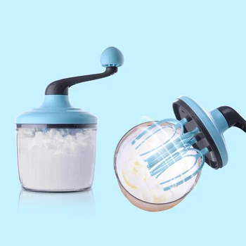 

New Manual Egg Beater Cream Stiring Hand-cranked Whisk Foam Maker Milk Frother Mixer Practical Kitchen Tool fouet cuisine