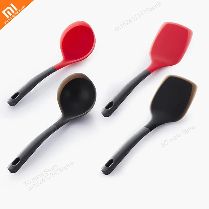Оригинальная силиконовая ложка Xiaomi Kalar лопатка смешанный кухонный инструмент из