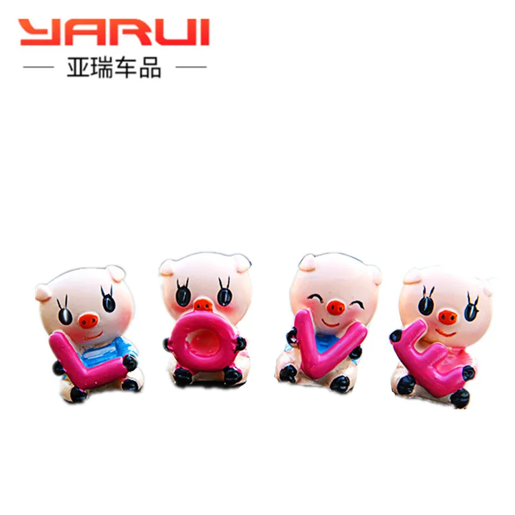 LOVE pig creative vehicle adornment dolls car accessories decorations Korean cartoon cars | Автомобили и мотоциклы