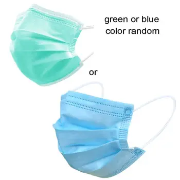 

50pcs Dustproof 3 Layers Nonwoven Disposable Face Mask for Kids Child 4-14 Years Old Girl Boy Students Protective Mouth