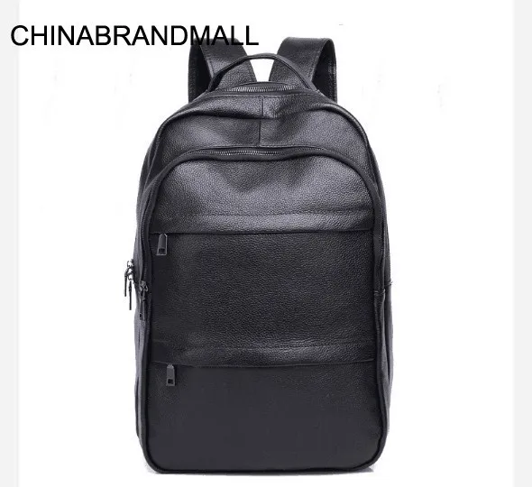 

Genuine leather unisex large capacity ourdoor leisure backpack