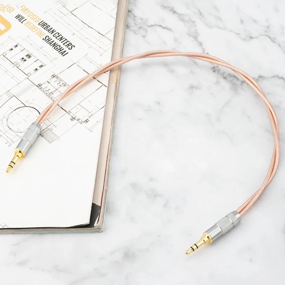 Высококачественный бескислородный медный посеребренный Hi-Fi аудиокабель 3 5 до мм