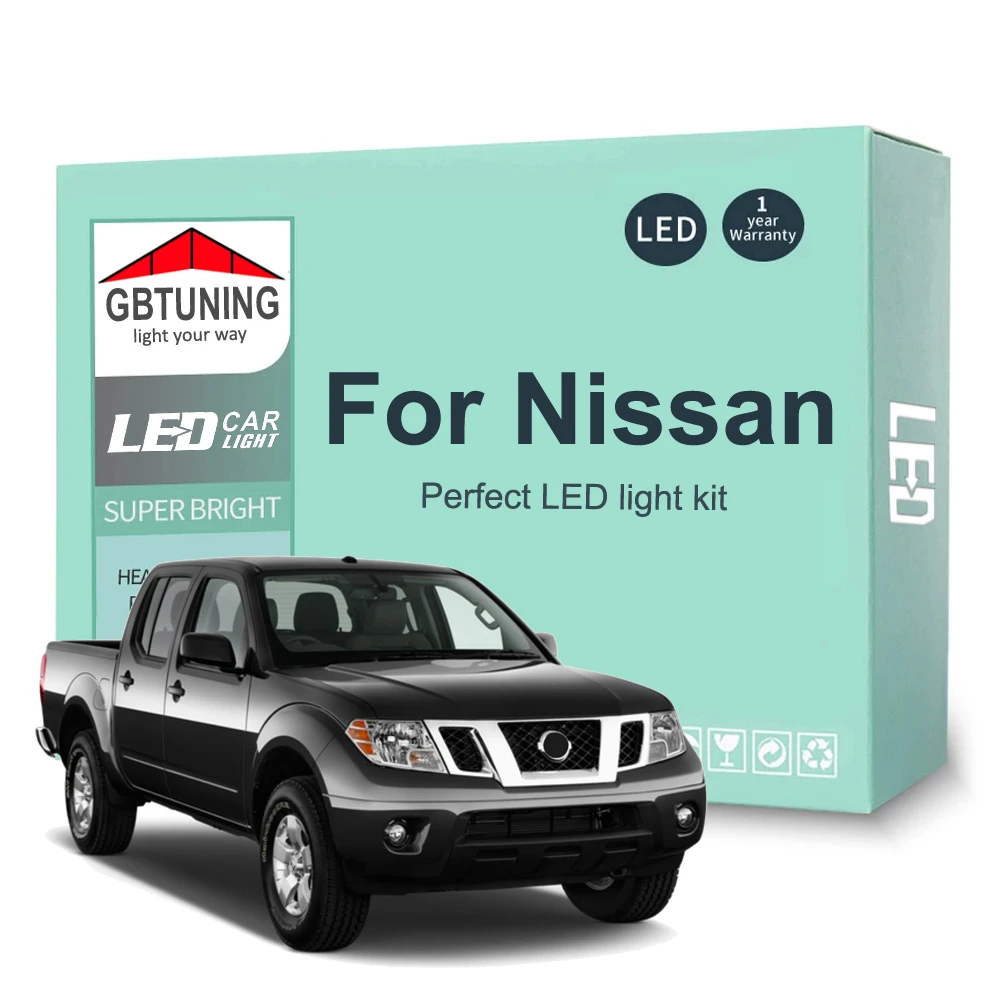 Led Interior Light Bulb Kit For Nissan Pickup Navara D22 D40 D23