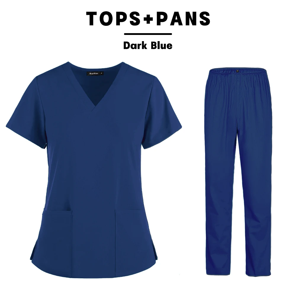 Medical uniform Medical Clothes Scrubs Nursing Pants Elastic Medical Uniforms For Summer Uniforms Nurse Women Thin And Light Fabric Short Sleeve