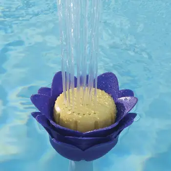 

Swimming Pool Waterfall Sprayer Lotus Flower Pond Fountain Nozzle Accessories above ground in ground pools Lotus Shape Pond Acce